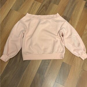 H&M Blush Off-the-Shoulder Sweater